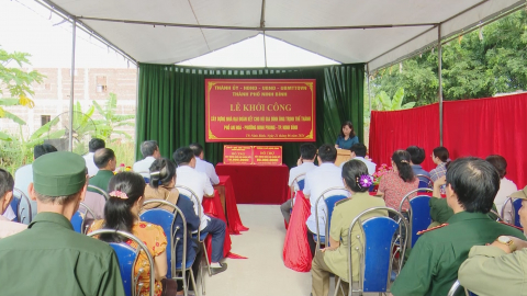 Khởi c&ocirc;ng nh&agrave; Đại đo&agrave;n kết tặng hộ ngh&egrave;o
