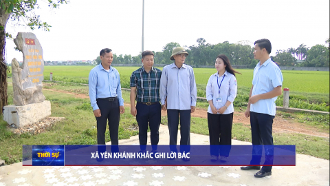 X&atilde; Y&ecirc;n Kh&aacute;nh khắc ghi lời B&aacute;c dạy