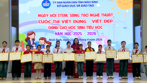 Bế mạc Ng&agrave;y hội Stem, s&aacute;ng tạo nghệ thuật cấp tiểu học
