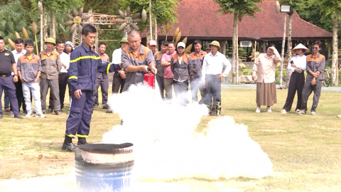 Tăng cường c&ocirc;ng t&aacute;c ph&ograve;ng ch&aacute;y, chữa ch&aacute;y tại c&aacute;c khu, điểm du lịch
