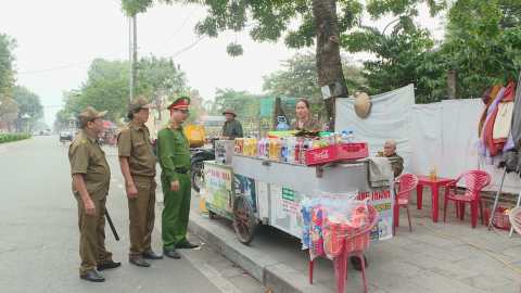 Công an thành phố Ninh Bình đảm bảo ATGT phục vụ chuỗi hoạt động Festival