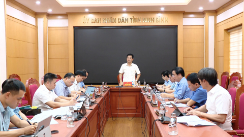 Kiểm điểm tiến độ giải ng&acirc;n vốn đầu tư c&ocirc;ng