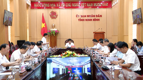 Hội nghị Ban Chỉ đạo x&acirc;y dựng v&agrave; ph&aacute;t triển đ&ocirc; thị Ninh B&igrave;nh đến năm 2030