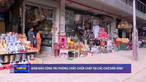 Đảm bảo c&ocirc;ng t&aacute;c ph&ograve;ng ch&aacute;y, chữa ch&aacute;y tại c&aacute;c chọ d&acirc;n sinh