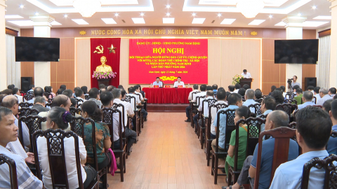 Phường Nam Định tổ chức đối thoại giữa người đứng đầu cấp ủy, ch&iacute;nh quyền với nh&acirc;n d&acirc;n