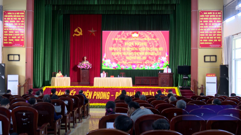 Tiếp x&uacute;c giữa cử tri với người ứng cử đại biểu HĐND tỉnh Ninh B&igrave;nh kh&oacute;a XVI tại phường Duy T&acirc;n