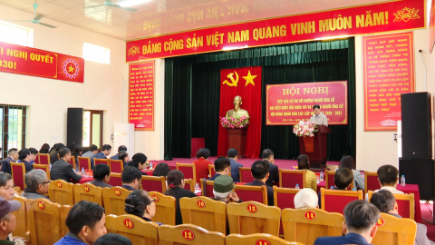 Tiếp x&uacute;c giữa cử tri với người ứng cử đại biểu Quốc hội, đại biểu HĐND tỉnh Ninh B&igrave;nh kh&oacute;a XVI tại x&atilde; Gia L&acirc;m