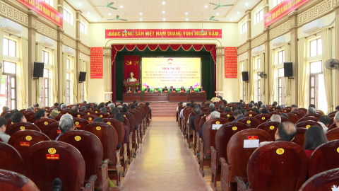 Tiếp x&uacute;c giữa cử tri với người ứng cử đại biểu Quốc hội, đại biểu HĐND tỉnh Ninh B&igrave;nh kh&oacute;a XVI tại x&atilde; Xu&acirc;n Hưng