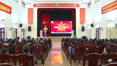 Tiếp x&uacute;c giữa cử tri với người ứng cử đại biểu HĐND tỉnh Ninh B&igrave;nh kh&oacute;a XVI tại x&atilde; Rạng Đ&ocirc;ng