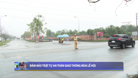 Đảm bảo an to&agrave;n giao th&ocirc;ng cho người d&acirc;n du Xu&acirc;n