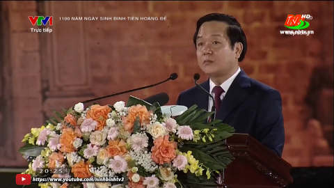 B&agrave;i diễn văn của đồng ch&iacute; Chủ tịch UBND tỉnh tạiKỷ niệm 1100 năm Ng&agrave;y sinh Đinh Ti&ecirc;n Ho&agrave;ng Đế v&agrave; Khai mạc Lễ hội Hoa Lư năm 2024