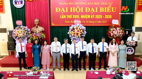 Đại hội đại biểu Đảng bộ Trường Đại học Hoa Lư nhiệm kỳ 2025-2030