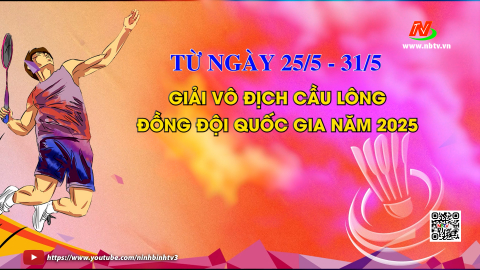 Giải V&ocirc; địch Cầu l&ocirc;ng đồng đội quốc gia năm 2025 khởi tranh từ 26 - 31/5