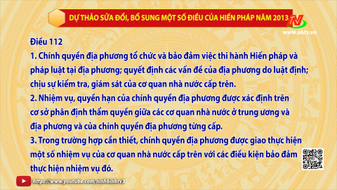 Bản so s&aacute;nh Quy định của Hiến ph&aacute;p năm 2013 v&agrave; Dự thảo sửa đổi, bổ sung khoản 2 điều 112