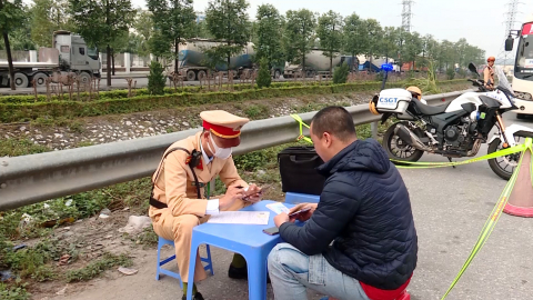 X&atilde; Giao Ninh bảo đảm an to&agrave;n giao th&ocirc;ng tr&ecirc;n tỉnh lộ 484