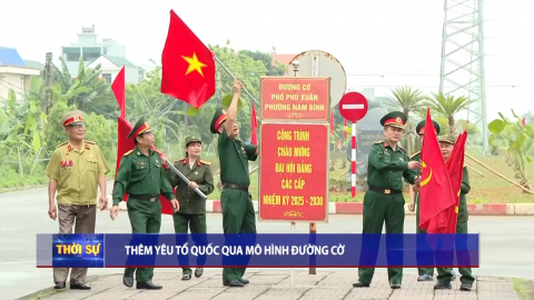 Th&ecirc;m y&ecirc;u tổ quốc qua m&ocirc; h&igrave;nh đường cờ