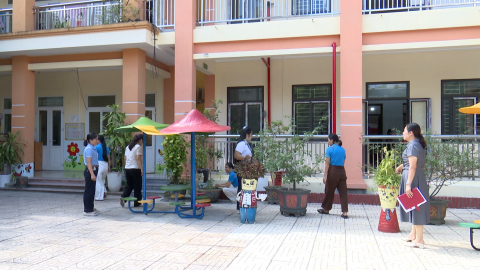 N&acirc;ng cấp trường, lớp chuẩn bị cho năm học mới