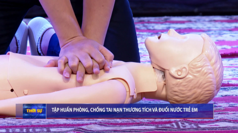 Tập huấn ph&ograve;ng, chống tai nạn thương t&iacute;ch v&agrave; đuối nước trẻ em