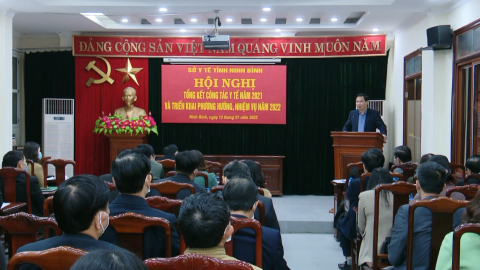 Sở Y tế tổng kết c&ocirc;ng t&aacute;c y tế năm 2021 v&agrave; triển khai nhiệm vụ năm 2022