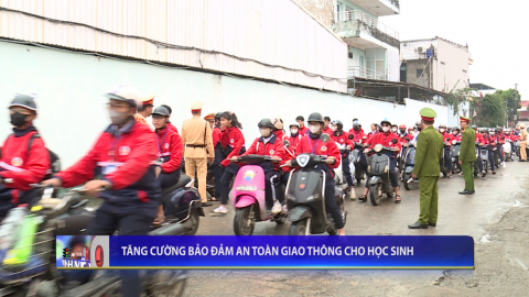 Tăng cường bảo đảm an to&agrave;n giao th&ocirc;ng cho học sinh