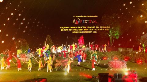 Trailer Chương tr&igrave;nh nghệ thuật di sản văn h&oacute;a Bắc Bộ - Trung Bộ, bế mạc Festival Ninh B&igrave;nh &ndash; Tr&agrave;ng An lần thứ II, năm 2023, đ&oacute;n ch&agrave;o năm mới 2024