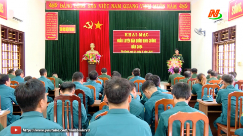Y&ecirc;n Kh&aacute;nh khai mạc huấn luyện d&acirc;n qu&acirc;n binh chủng năm 2024
