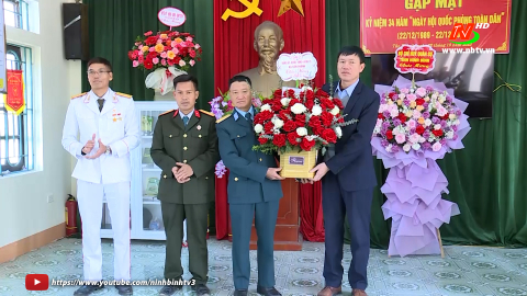 Kim sơn tổ chức Ng&agrave;y hội quốc ph&ograve;ng to&agrave;n d&acirc;n ở khu d&acirc;n cư