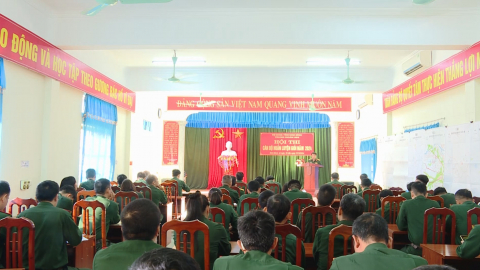 Bế mạc Hội thi c&aacute;n bộ huấn luyện điều lệnh giỏi năm 2024