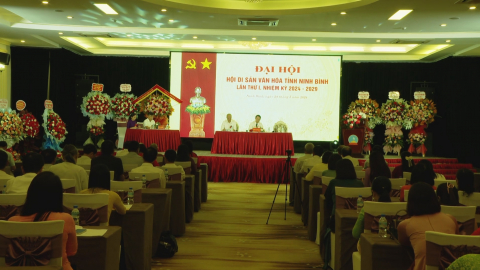 Đại hội Hội Di sản văn h&oacute;a tỉnh Ninh B&igrave;nh lần thứ I