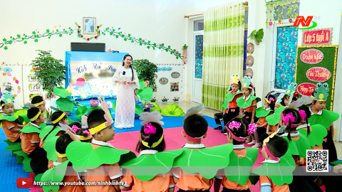 C&acirc;u chuyện "Thanh &acirc;m đầm lầy"_Trường mầm non Kh&aacute;nh Hải, x&atilde; Y&ecirc;n Kh&aacute;nh