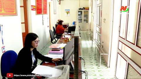 Y&ecirc;n Thắng thực hiện tốt việc giải quyết thủ tục h&agrave;nh ch&iacute;nh tr&ecirc;n m&ocirc;i trường điện tử