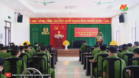 Tập huấn về cơ chế phối hợp trợ gi&uacute;p ph&aacute;p l&yacute; trong lĩnh vực h&igrave;nh sự tại huyện Gia Viễn