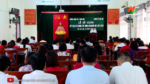 Kim Sơn ch&uacute; trọng c&ocirc;ng t&aacute;c đ&agrave;o tạo, bồi dưỡng c&aacute;n bộ
