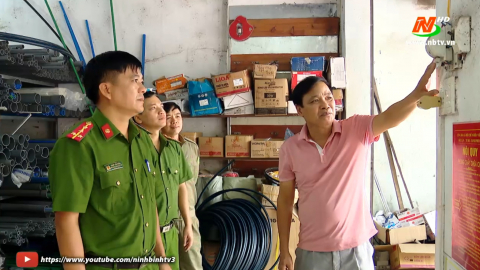 Y&ecirc;n M&ocirc; tăng cường ph&ograve;ng, chống ch&aacute;y, nổ trong khu d&acirc;n cư