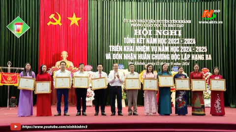 Ph&ograve;ng Gi&aacute;o dục v&agrave; Đ&agrave;o tạo huyện Y&ecirc;n Kh&aacute;nh triển khai nhiệm vụ năm học 2024 -2025