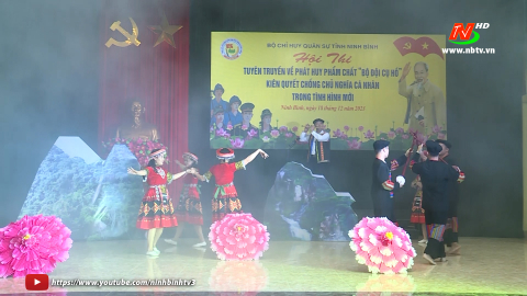 Bộ CHQS tỉnh tổ chức Hội thi tuy&ecirc;n truyền về ph&aacute;t huy phẩm chất "Bộ đội Cụ Hồ"