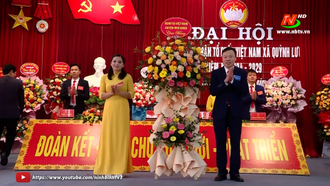 Đại hội đại biểu MTTQ Việt Nam x&atilde; Quỳnh Lưu, huyện Nho Quan