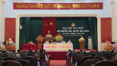Đại hội Đại biểu Hội khuyến học huyện Nho Quan, nhiệm kỳ 2024 - 2029