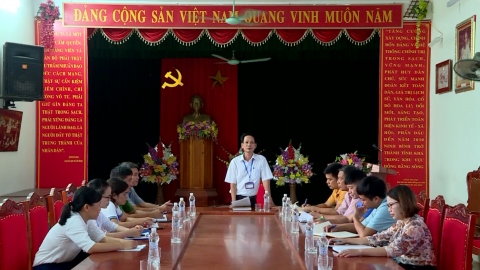 Phụ nữ Nho Quan t&iacute;ch cực ph&ograve;ng, chống th&ocirc;ng tin xấu , độc