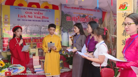 Ng&agrave;y hội đọc s&aacute;ch &ldquo;Gia Viễn lịch sử văn ho&aacute;&rdquo;