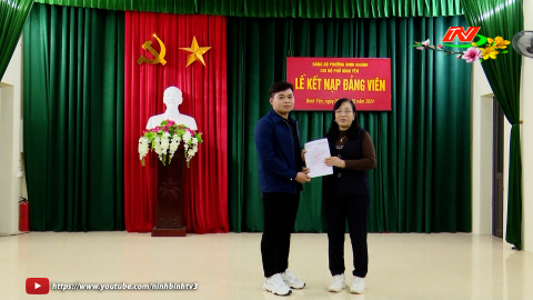 Th&agrave;nh phố Ninh B&igrave;nh đẩy mạnh kết nạp Đảng cho thanh ni&ecirc;n trước khi nhập ngũ