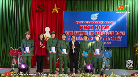 Hội LHPN huyện Kim Sơn ph&aacute;t động đợt thi đua đặc biệt