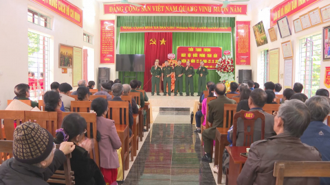 Th&ocirc;n Thanh Thượng, x&atilde; Ninh H&ograve;a tổ chức Ng&agrave;y hội quốc ph&ograve;ng to&agrave;n d&acirc;n