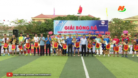 Khai mạc giải b&oacute;ng đ&aacute; Thanh ni&ecirc;n huyện Y&ecirc;n Kh&aacute;nh