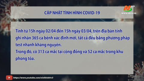 Cập nhật t&igrave;nh h&igrave;nh Covid-19 ng&agrave;y 04/4/2022