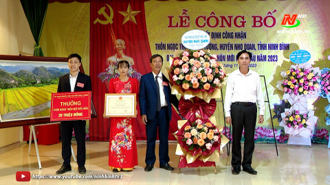 Th&ocirc;n Ngọc Thự, x&atilde; Gia Tường đạt chuẩn n&ocirc;ng th&ocirc;n mới kiểu mẫu