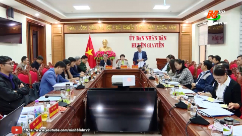 Khảo s&aacute;t thực tế, đ&aacute;nh gi&aacute; kết quả, hồ sơ c&aacute;c ti&ecirc;u ch&iacute; x&atilde; NTM n&acirc;ng cao, NTM kiểu mẫu tại huyện Gia Viễn