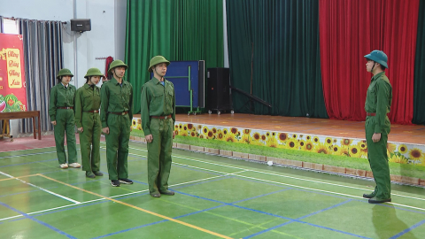 N&acirc;ng cao chất lượng gi&aacute;o dục Quốc ph&ograve;ng - An ninh trong trường học