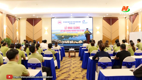 Khai giảng lớp bồi dưỡng nghiệp vụ lễ t&acirc;n