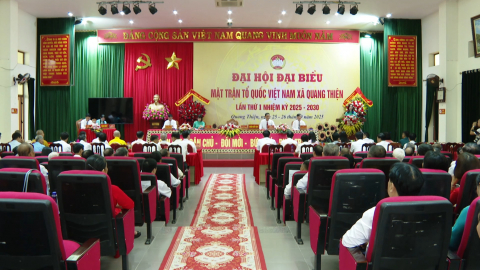Đại hội đại biểu MTTQ Việt Nam x&atilde; Quang Thiện